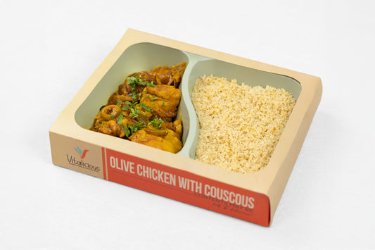 Olive Chicken with Couscous